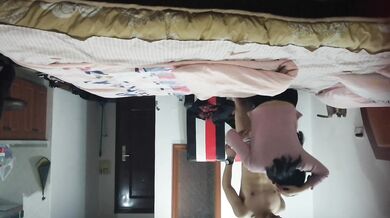 ✨【真实剧情】援交伪娘「黑寡妇」「黑色玫瑰」公寓接客，瞒天过海勾引帅哥操菊花，有成功有翻车，非常搞笑！【第六弹】 (9)