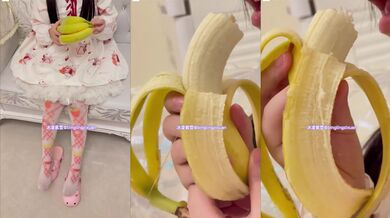 【嫩妹萝莉控必备】，天生娃娃体，推特媚黑COS美少女【冰凌紫萱】12G完整版视图①，露出3P乱交骑乘内射 (15)